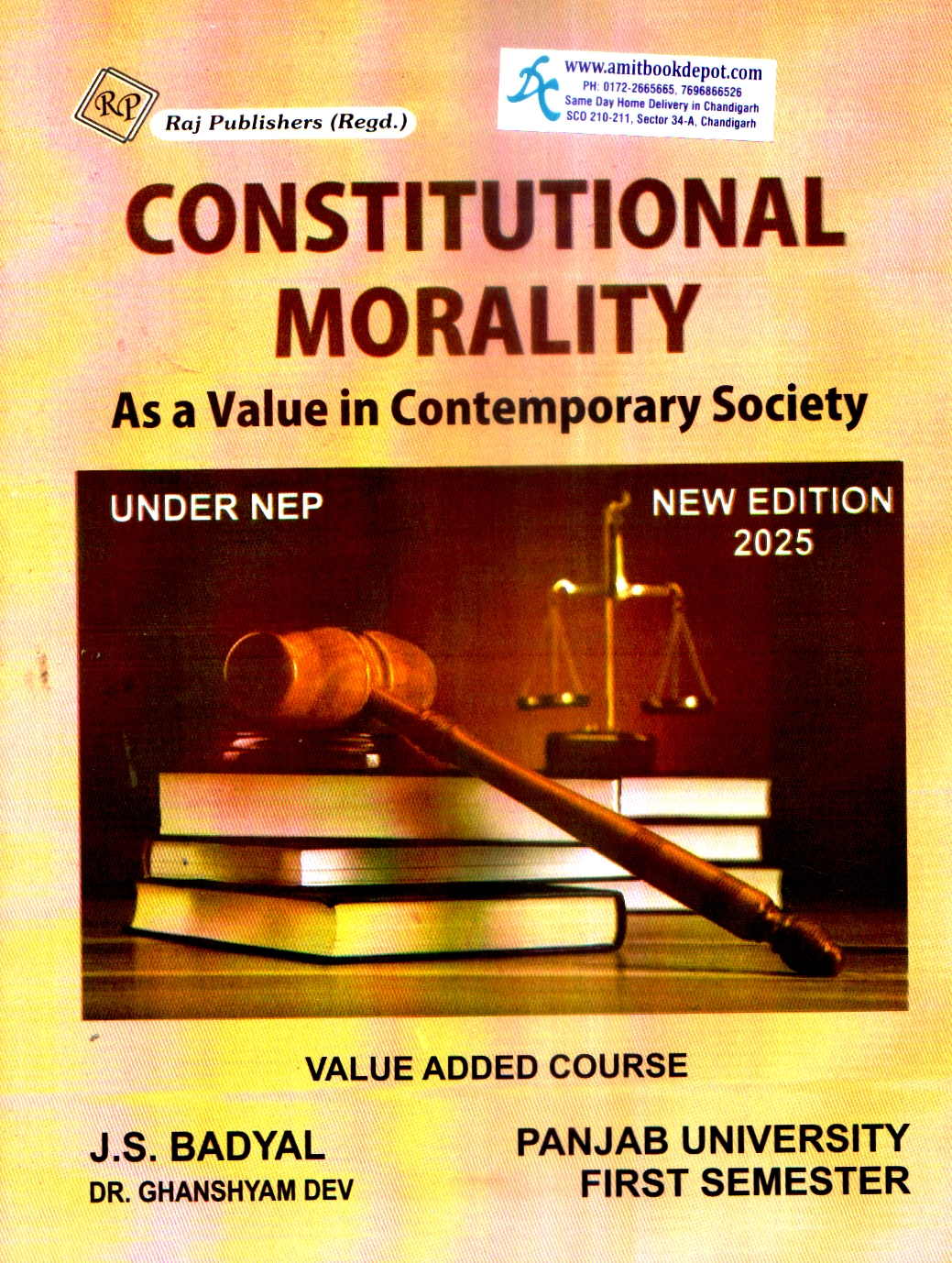 Raj Constitional Morality  As a Value in Contemporary Society